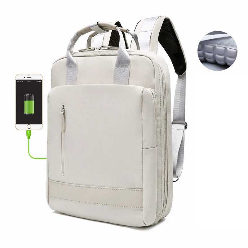 15.6 Inch Laptop Backpack For Women USB Charging Port Business Backpack For Wrok Travel College Bag For Men WomenXJ241026