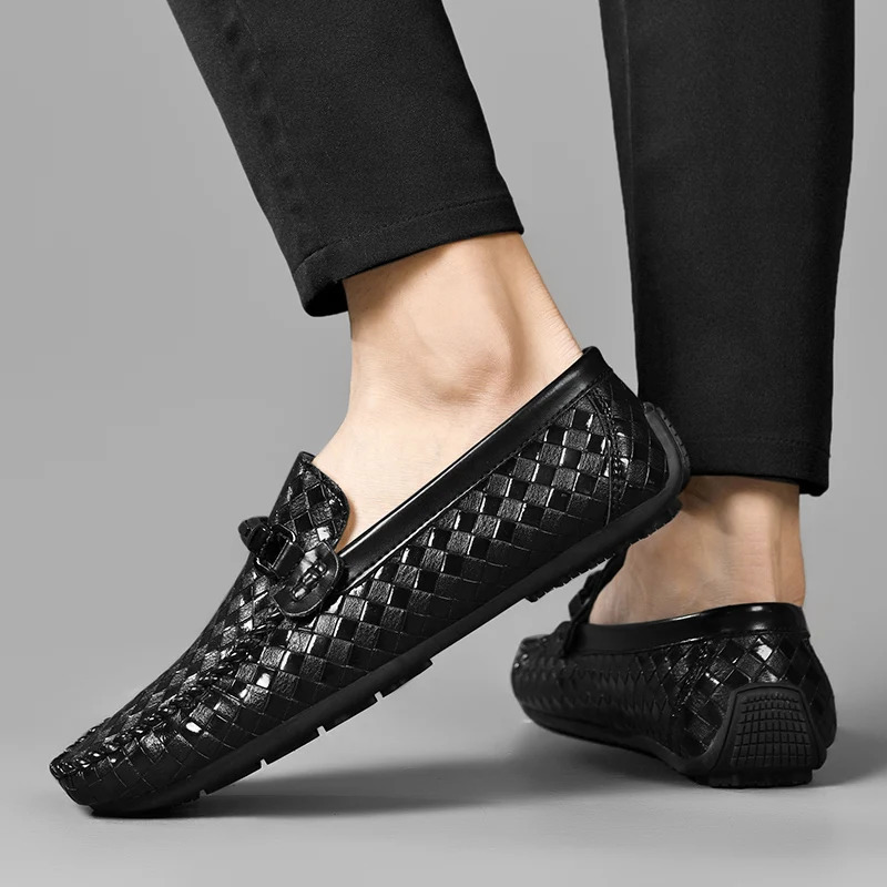 Summer loafers Tsutsu mens casual sneakers trendy shoes 241025