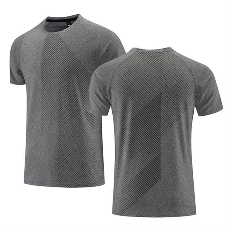 Mens quick drying running T-shirt gym training T-shirt breathable jogging casual sportswear mens and womens tops W241026