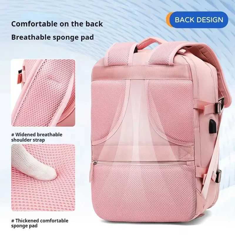 Women Travel Backpack Carry Backpack Waterproof Laptop Business Travel Bag Mommy Travel Backpack Female BackpacksXJ241026