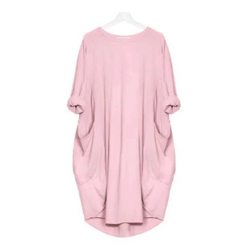 Spring and Autumn Long Sleeve Casual Loose Maternity Dress Vestdos Gravidas Womens Dress Maternity Dress W241026