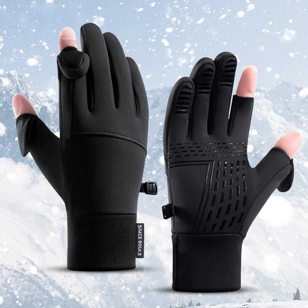 Winter mens warmth Gs windproof and waterproof touch screen Gs outdoor sports cycling fishing skiing running Gs W241026