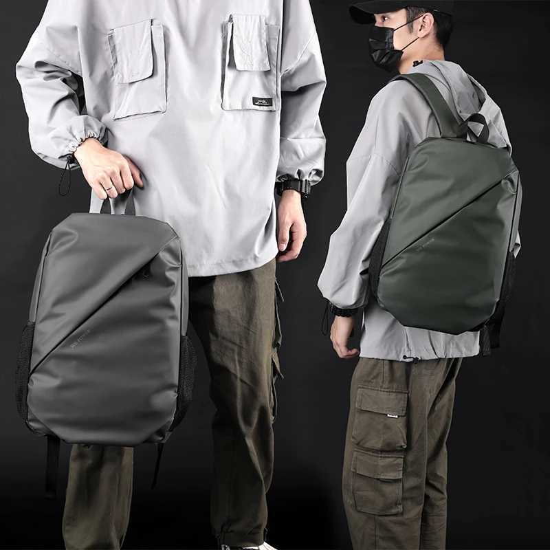 Mens TravelBackpack Waterproof Cut-Resistant Travel Worry-Free Commuter Bag New hard shell notebook Business BackpackXJ241026
