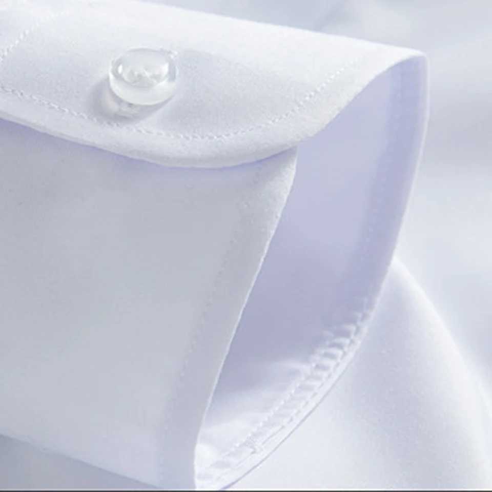 Mens Classic Formal Shirt Long Slip Anti Wrinkle Button Business Dress M L XL 2XL 3XL 4XL W241026