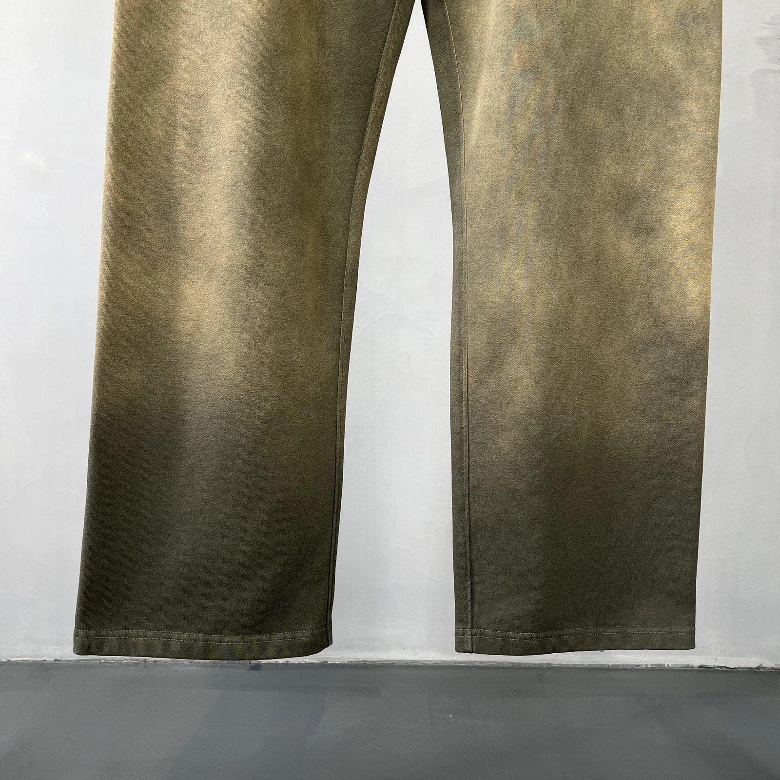 Washing Distressed Spray Dyeing Gradual Sweatpants Retro Loose Casual Spraydyed sweatpants 241025