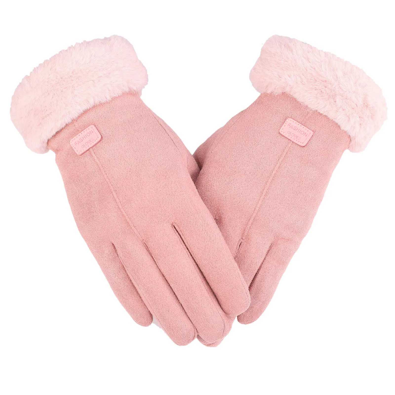Gs Warm Cable Womens Elastic Touch Screen Knitted Winter Driving Cuffs Gs Gloves Mens Warm Womens Gs W241026