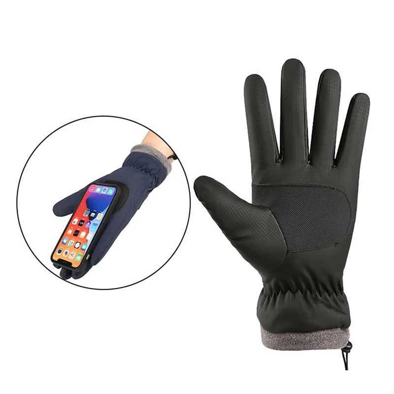 Winter -20 degree anti cold skiing Gs Mens windproof waterproof and warm Gs Touch screen anti slip soft fluff Gs W241026
