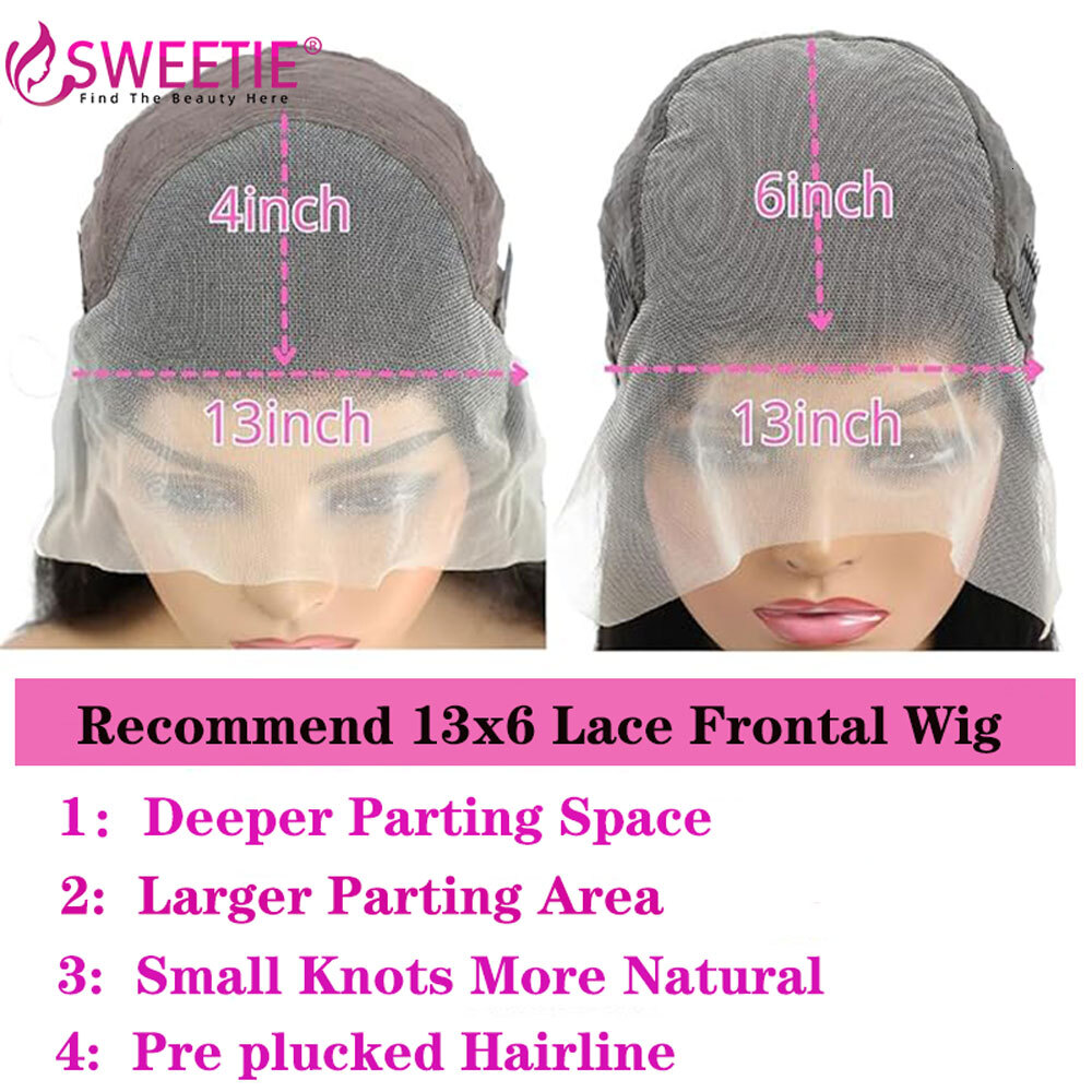 Sweetie Highlight Body Wave P4/27 Colored Ombre Front Human Hair 180% Density Piano Color 13x6 Lace Frontal Wig