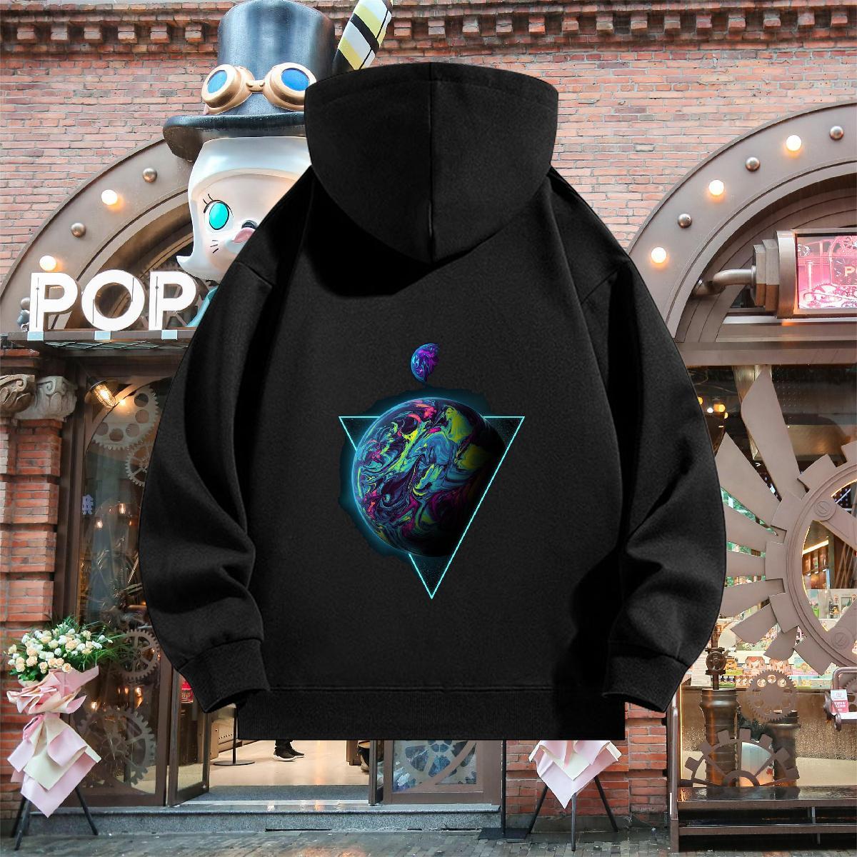 2024 Autumn Winter Men's Hooded Sweatshirt Long Sleeve Soft Popular Hoodie Pullover Oversized 3XL Tops Hoodie Y2K Cotton 350g