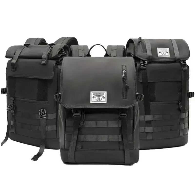 Quality 3in1 Cvertible Expand Waterproof Large Capacity Sports Travel Backpack Men Roll Top 17 Inch Anti-Theft Laptop BackpackXJ241026