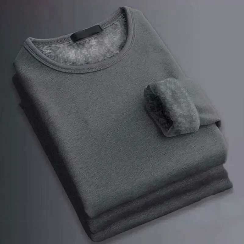 2024 Hot T-shirt Mens Hot Underwear Casual Solid Mens Winter Hot Underwear Thick Hot Underwear Long Sleve Top W241026