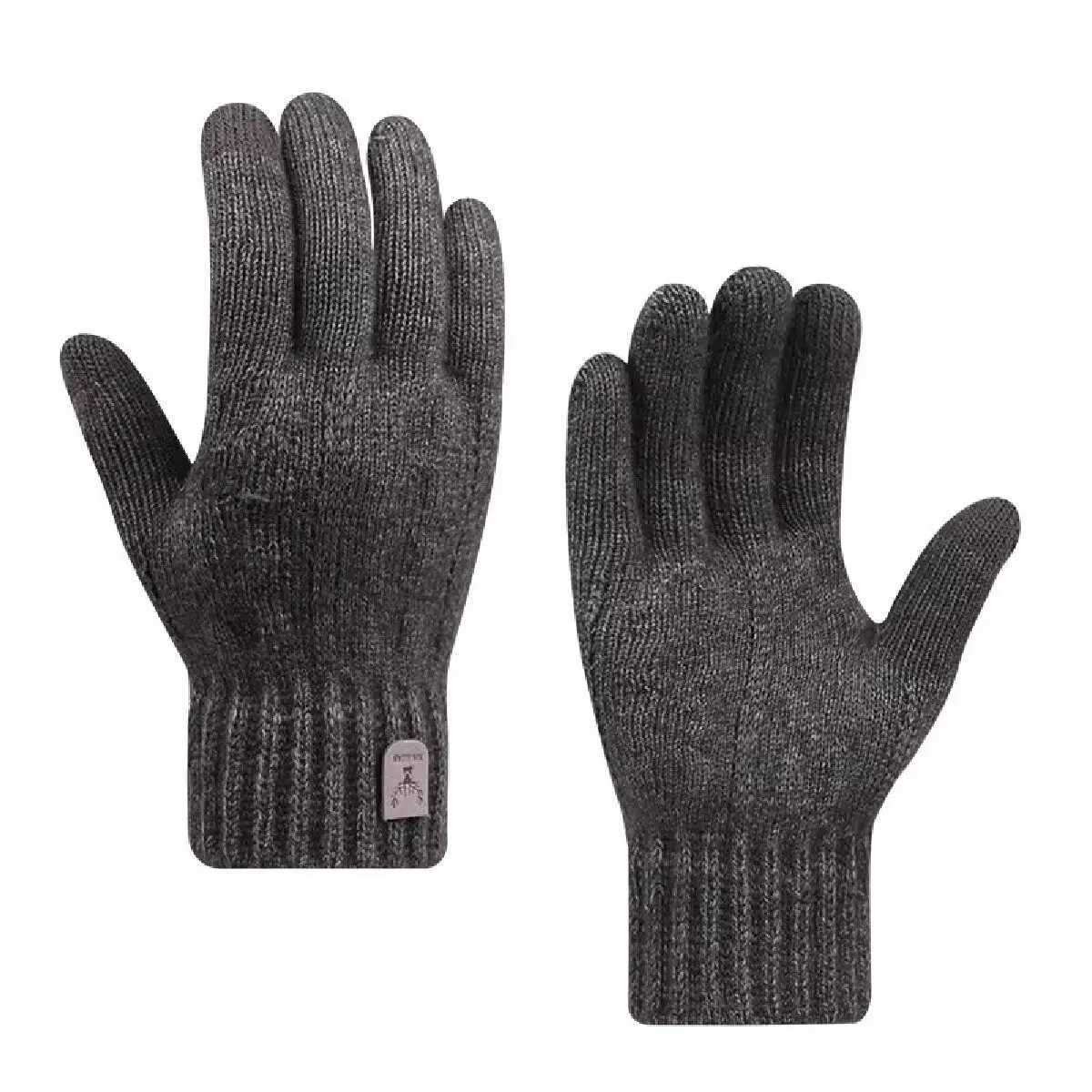 Mens Warmth Gs Winter Touch Screen Plus Wool Gs Cold and Warm Wool Knitted Gs W241026