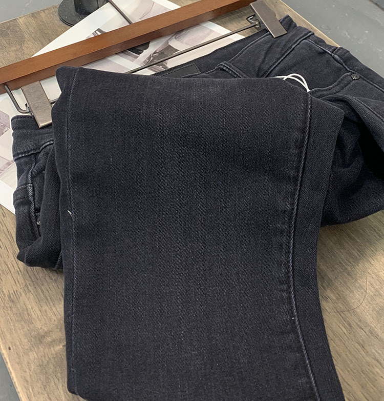 Women High Waisted Jeans Slim Versatile Elastic Flared Denim Pants