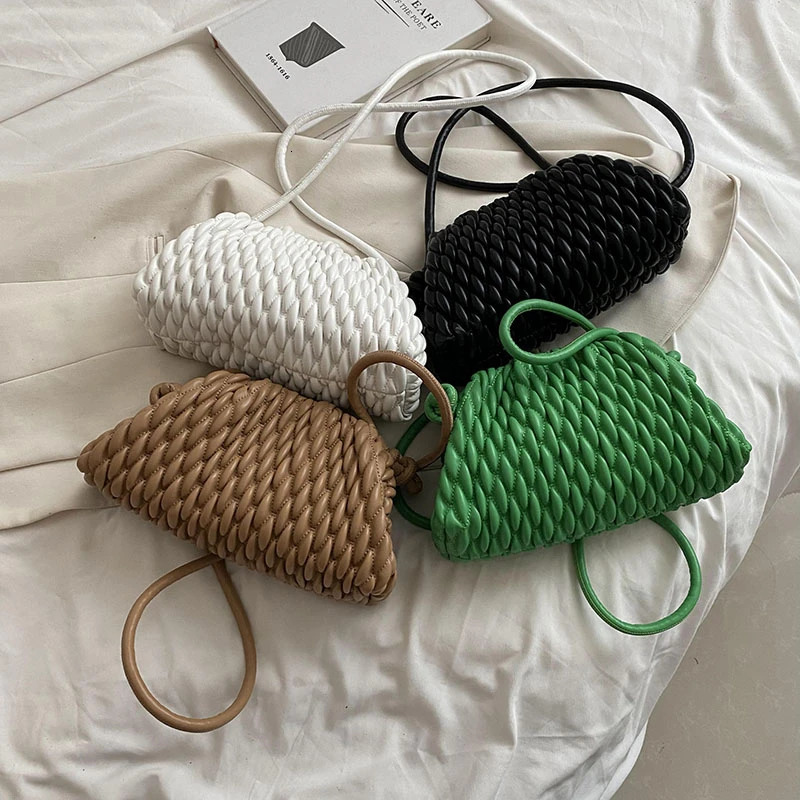 Shoulder Bag for Women Fashion Embroidered Thread Messenger Bag Cute Purse Crossbody Bag Clutch Hobos 241025