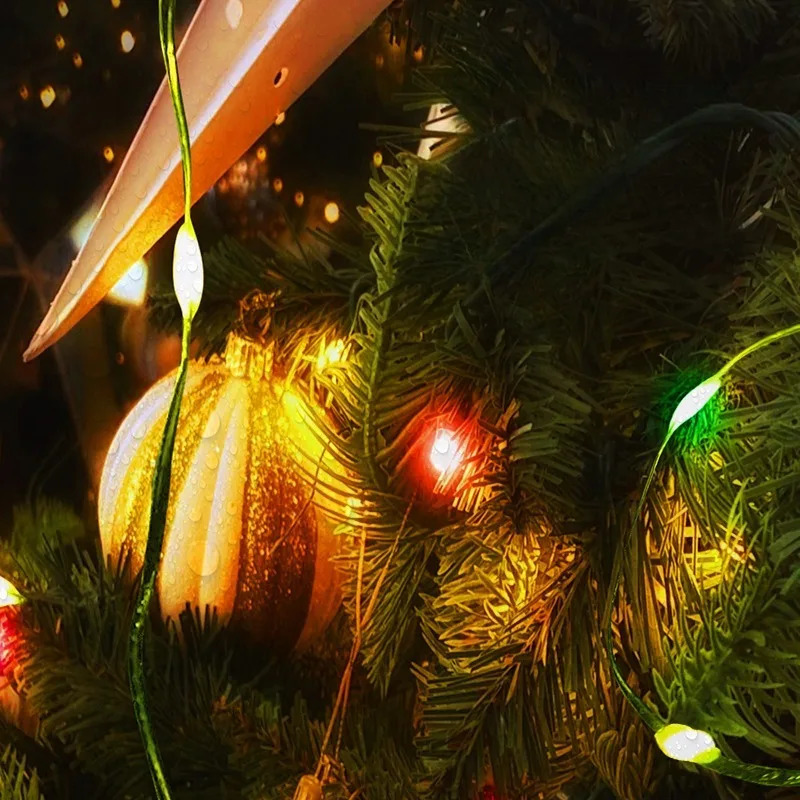 2.1M Christmas light garden fairy light with Bluetooth application and remote control used for Christmas tree decoration lighting IP44 waterproof 2410