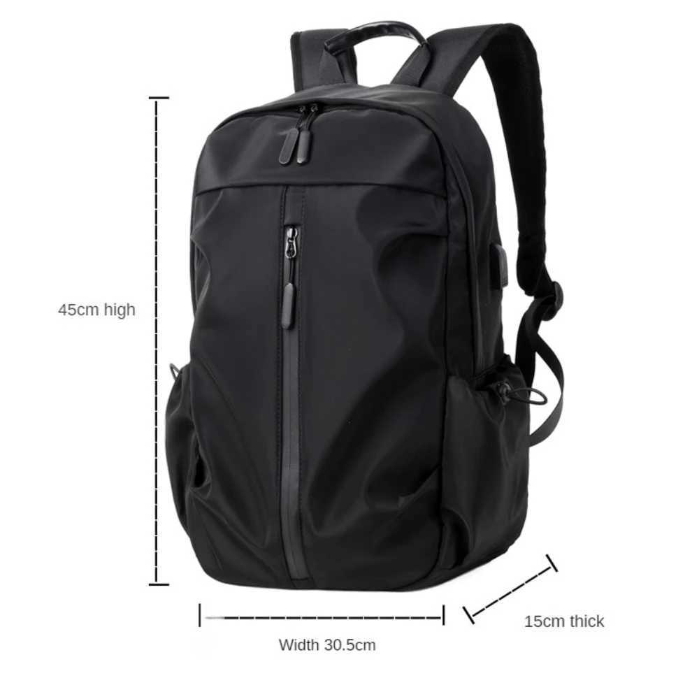 14 Inch Large Capacity Leisure Schoolbag Sports Simple Men and Women Universal Computer Backpack Laptop Backpack Travel BackpackXJ241026