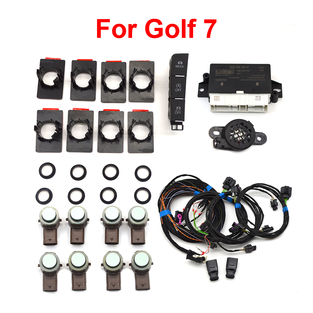 For Golf 7 Front and rear radar sensor kit upgrade from 0K to 8K