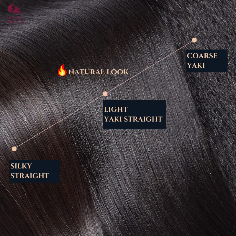 Beautyforever 13X4 Yaki Straight Glueless Ready Wear to Ear Transparent HD Lace Frontal Human Hair Wig