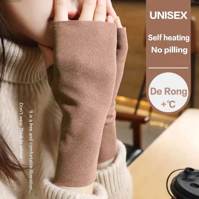 2024 Winter New German Velvet Fingers Gs for Women Warm Touch Driving High Sensory Women Fingers Gs W241026