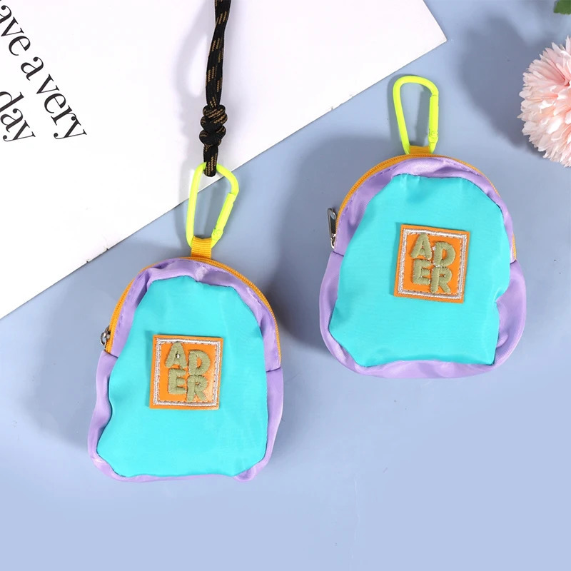 Portable Coin Purse Pendant Key Earphone Storage Bag Backpack Hanging Bag Wallet Pouch Outdoor Sports Waist Bag 241025