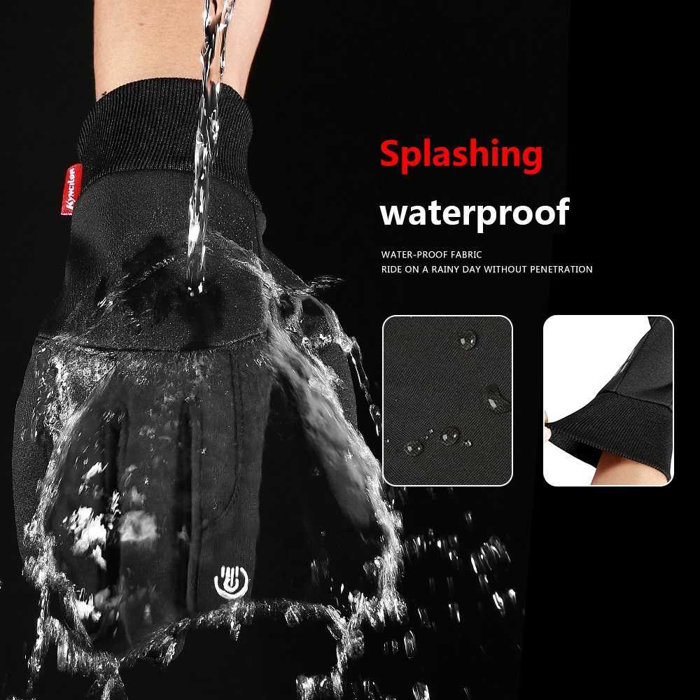 Winter Gs Mens Bicycle Womens Hot Wool Cold Air Waterproof Touch Screen Bicycle Warm Outdoor Running Ski Gloves W241026