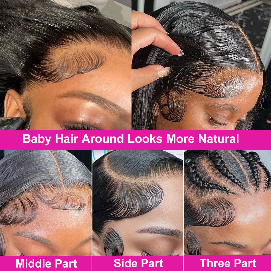 13x4 Curly Wet And Wavy Deep Wave Wig 200% Density Lace Front Human Hair For Women 4x4 Closure Short Bob Wigs
