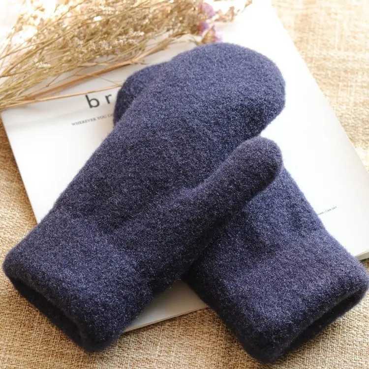 Winter womens model with velvet thickened cold resistant knitting Gs for womens autumn and winter cycling double-layer insulation Gs W241026