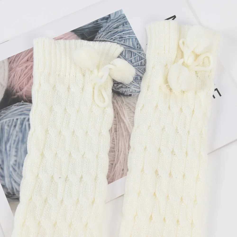 Winter Womens Cute Gs Kaii Arm Warm Knitted Arm Sleeve Casual Soft Girl Gothic Clothing Punk Gothic Fashion Gs W241026