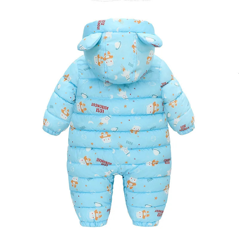2024 Winter Jumpsuit For Kids Thick Bodysuit For born Clothing Baby Girls Clothes Baby Rompers Boys Hooded Snowsuit Parkas 241025