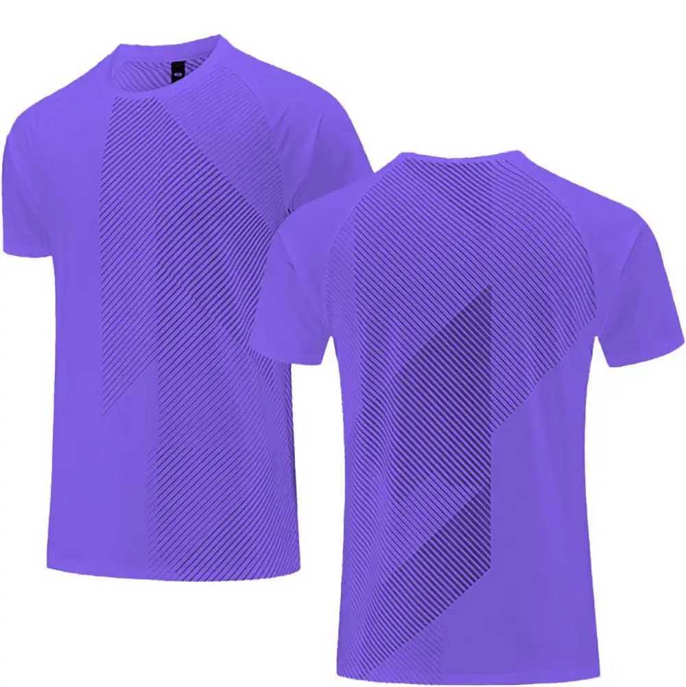 Mens quick drying running T-shirt gym training T-shirt breathable jogging casual sportswear mens and womens tops W241026