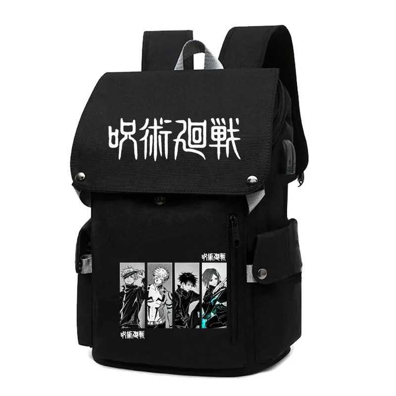 Jujutsu Kaisen Anime Backpack Primary And Middle School Students Boys Girls Schoolbag Women Men Large Capacity Laptop BackpackXJ241026