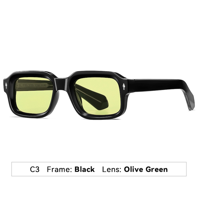 Oval Polarized Sunglasses Men Sun Glasses Women Retro TR90 Vintage Punk Clear Gradient Shades fashion Rivets Driving Fishing small frame square S177 I