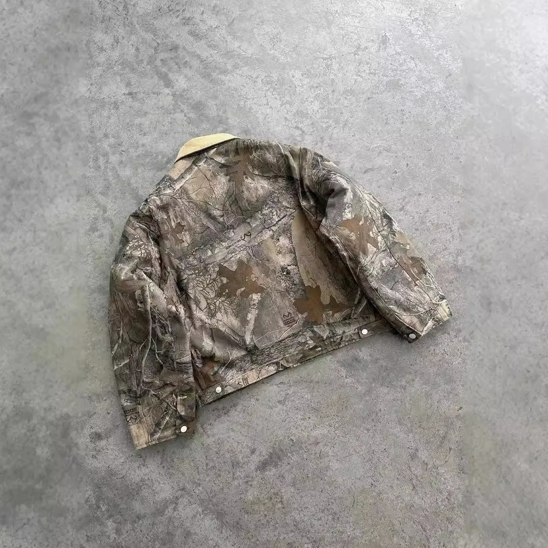 2024 Retro Camouflage Printed Couple Jacket Y2k Trendy Loose Outdoor Sports Coat Fashion Casual Denim Men Clothing 241025