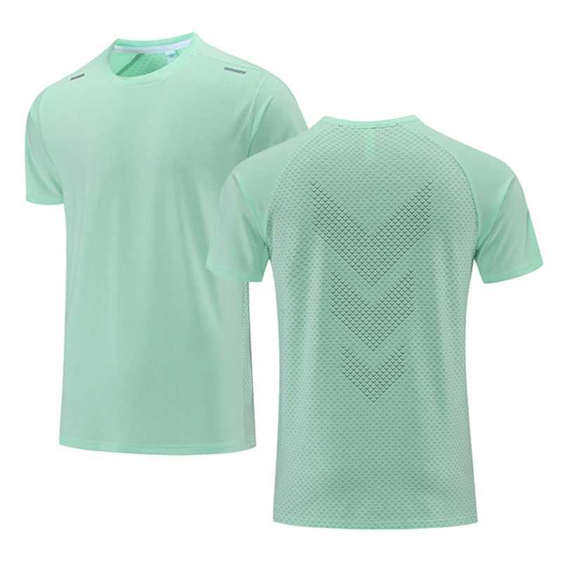 Mens quick drying running T-shirt gym training T-shirt breathable jogging casual sportswear mens and womens tops W241026