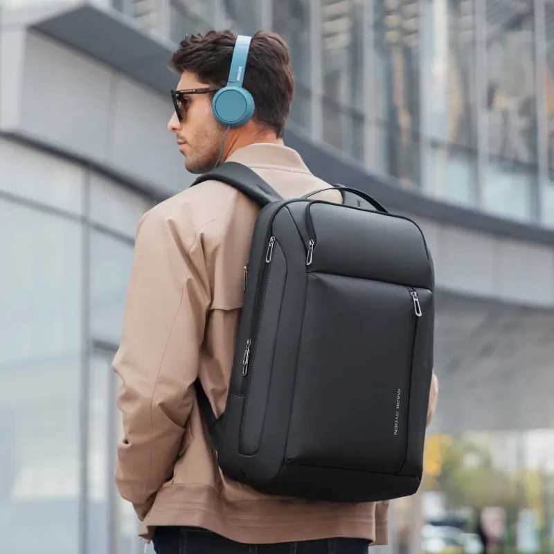 Mark Ryden Travel Backpack Mens Shoulder Laptop Bag Multifunctial Large Capacity Business Backpack with USB Charging PortXJ241026