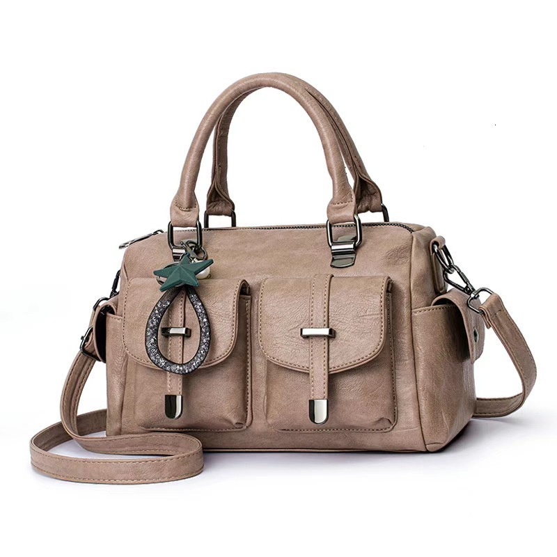 2024 Designer Trendy Fashion Elegant Soft Leather PU Women's Multi Functional Shoulder Bag Crossbody Bag Big Bag