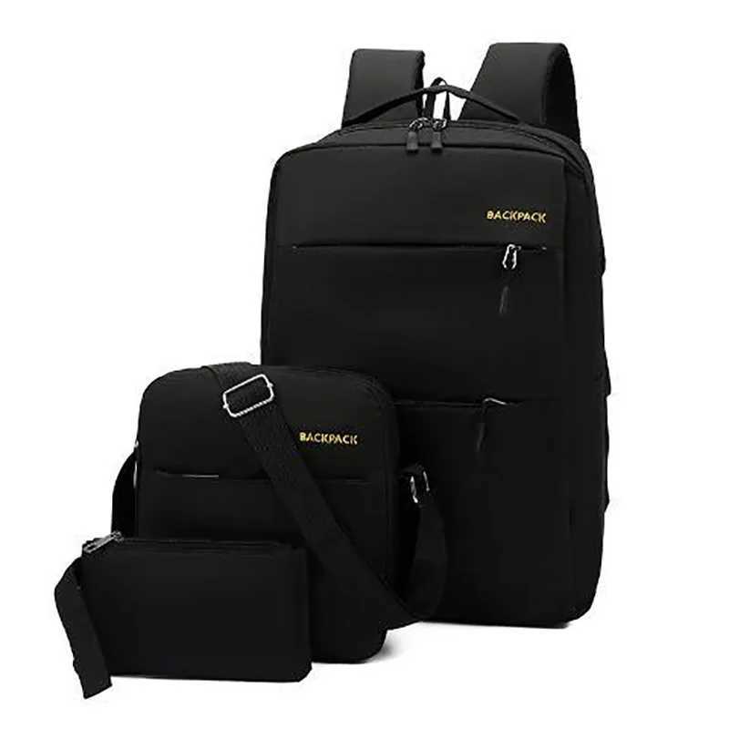 3PCS Storage Bag Backpack Package Double-Shoulder Bag Storing Travel Business Casual Home SuiaseXJ241026