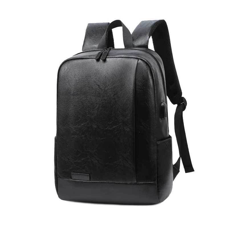 PU Leather Backpack Executive Men Sahel Briefcase Office Casual Travel Cabin Laptop Office Business Notebook Back Pack MaleXJ241026