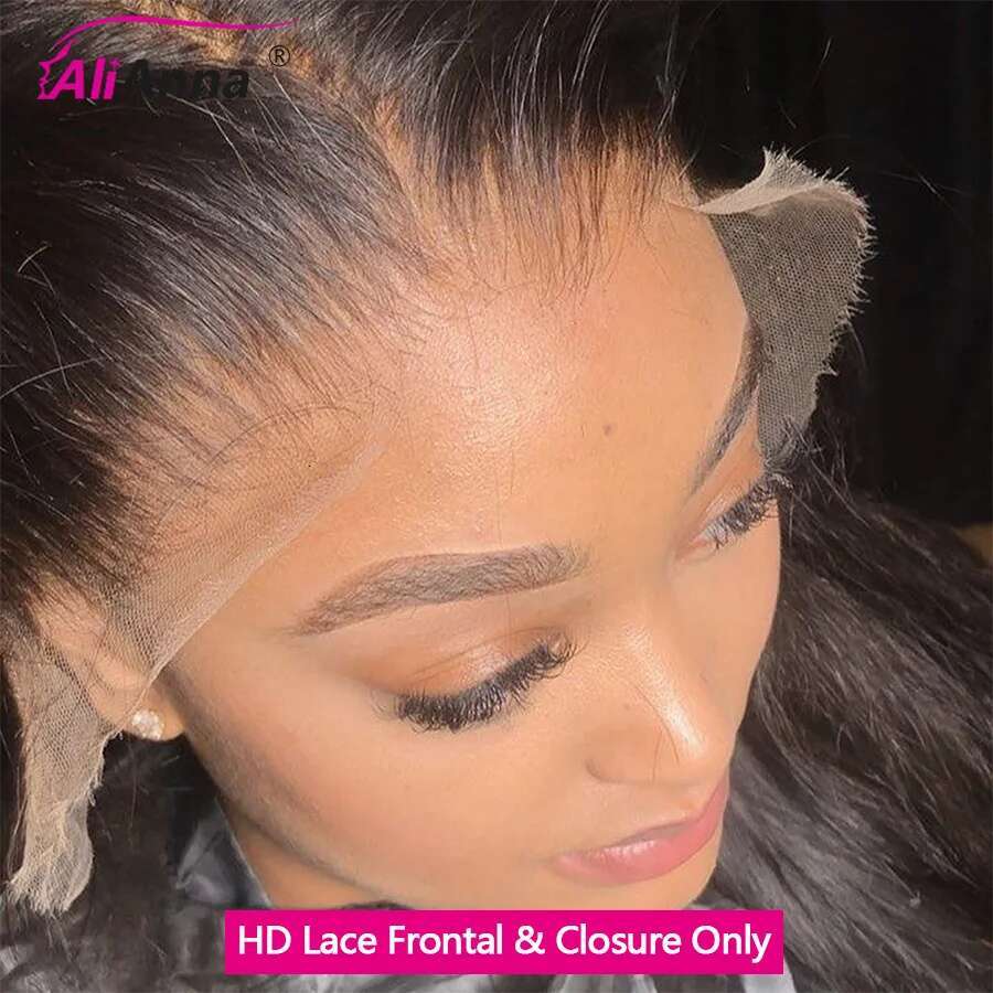 100% Real Closure 4X4 5X5 6X6 7X7 Straight Human Hair 13X6 HD Raw Vieamese 13X4 Frontal Lace Only