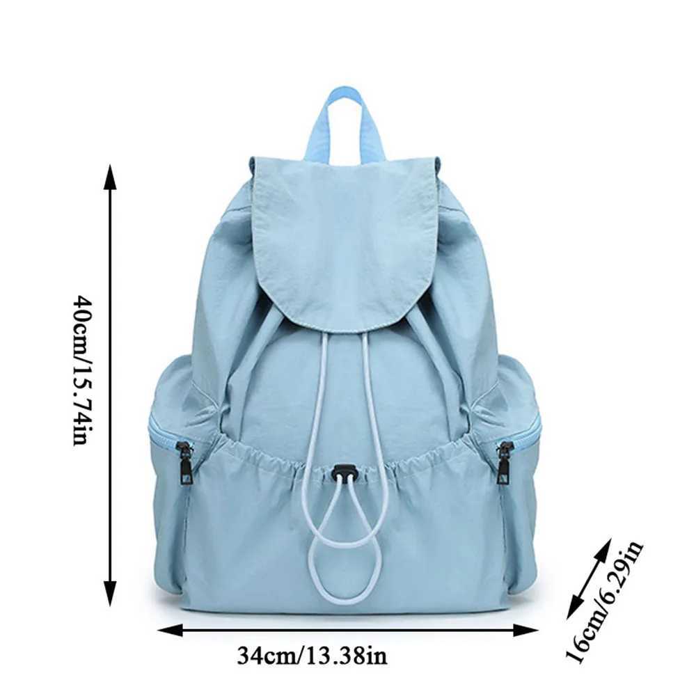 New Fi Students Backpack Bag Drstring College Backpack Portable Casual Backpacks Double Shoulder Bag With Large CapacityXJ241026