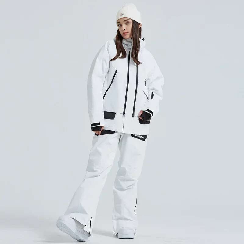 Adult Suites Winter Outdoor Snow Wear Sports Windproof Skiing Jumpsuit Waterproof Ski Clothes Warm Snowboard Pant Jacket Set
