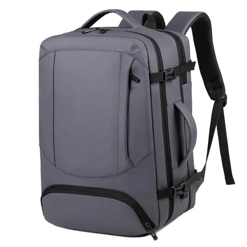 New Large-Capacity Mens Travel Backpack USB Charging Expansi Business Laptop Bag Multifunctial Waterproof Backpack mochilaXJ241026