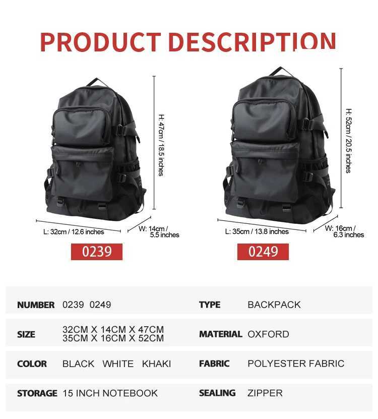 Laptop Backpack for Men Light Weight Casual Daypack Large Space Waterproof Travel Backpack School Bookbag for TeenageXJ241026