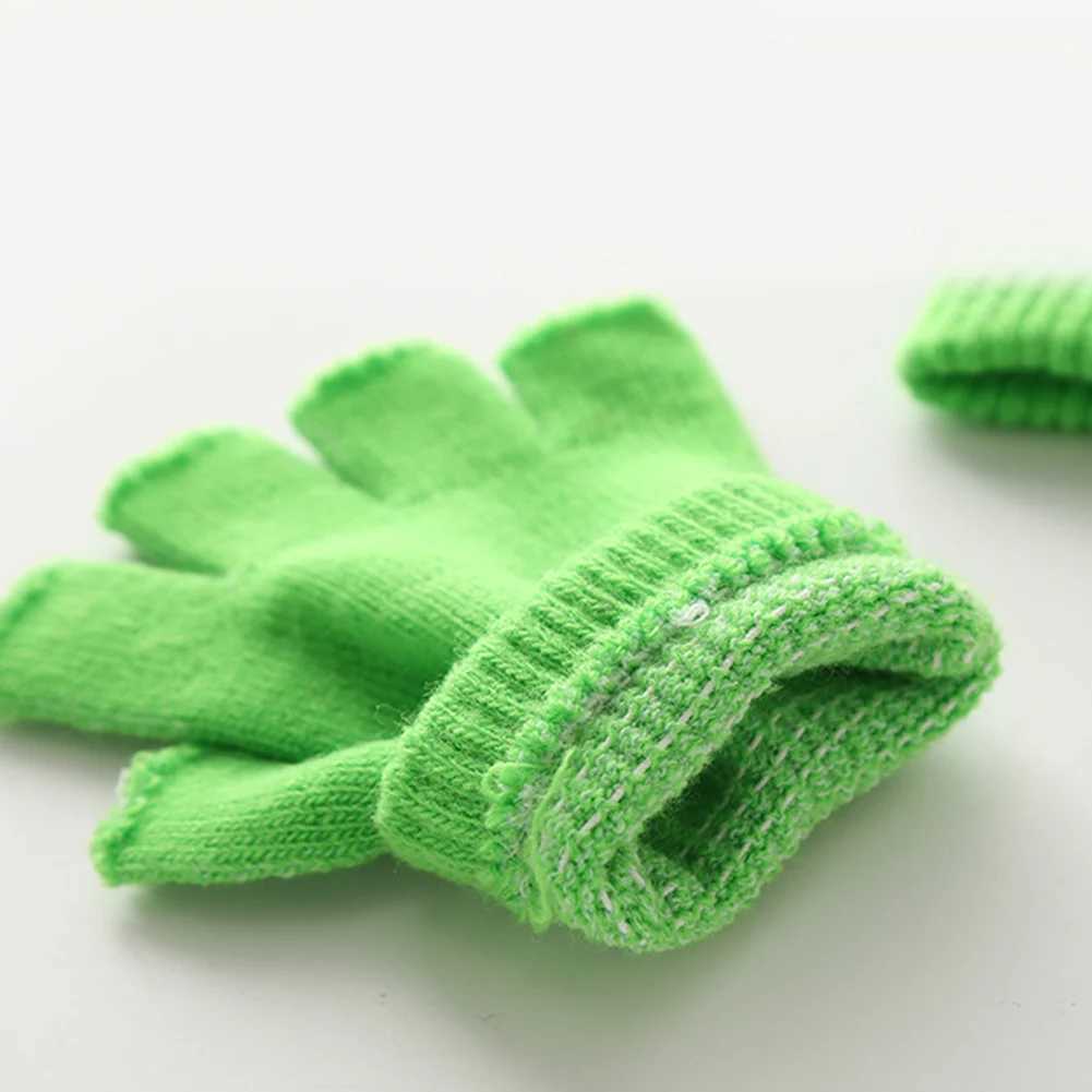 Autumn and Winter Knitted Mens and Womens Gs Solid Color Convenient Hot Finger Neutral Cycling Writing Driving Work G W241026