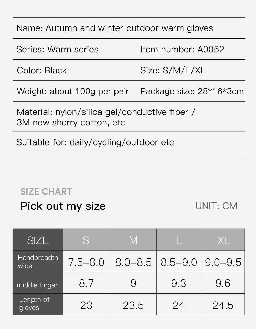 Outdoor unisex cycling and running Gs suitable for men and women in autumn and winter windproof waterproof warm and breathable W241026
