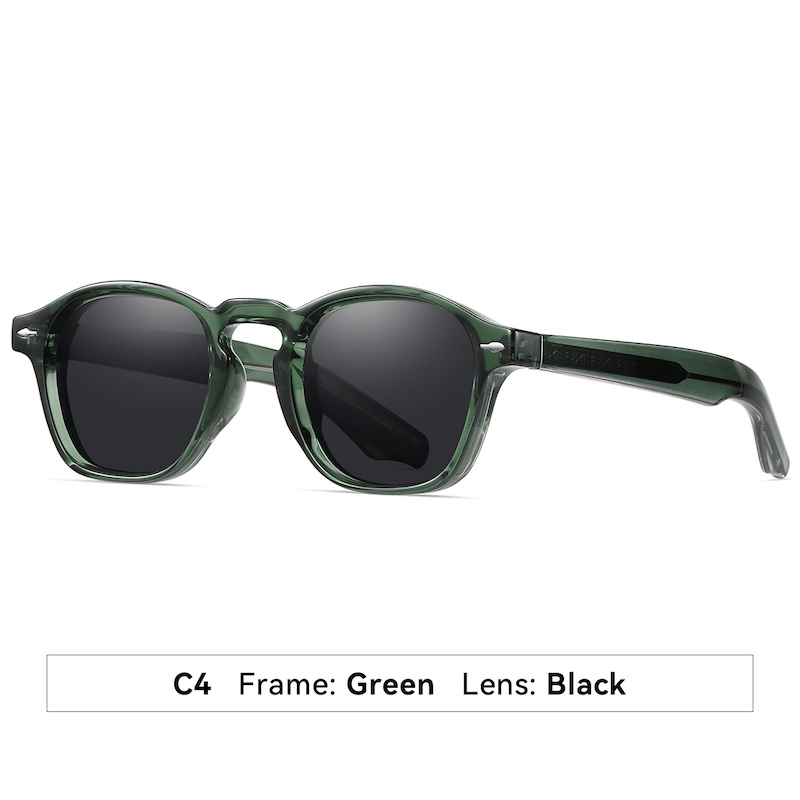 Round Polarized Sunglasses Men Luxury Brand Designer Style Sun Glasses Women For Male Female Retro Punk Eyewear TR90 gift Vintage Driving Fishing S171