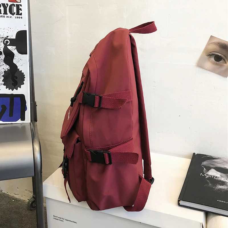 2021 New Waterproof Men Big Backpack Nyl Business Travel Black Rucksack College School Bag for Teenage Girl Female MochilaXJ241026