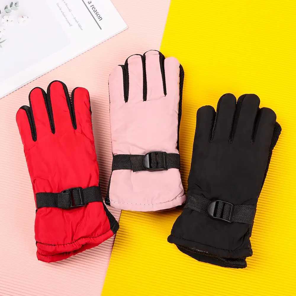 New Children Adult Winter Warmth Gs Boys and Girls Ski Board Windproof and Waterproof Thick Keep Warm Winter Must W241026