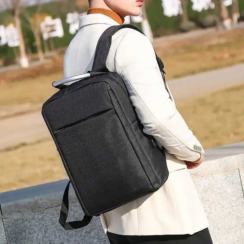 New Business Waterproof Oxford backpack Travel Backpack Computer Backpack Large Capacity Simple Fi Student Computer BagXJ241026