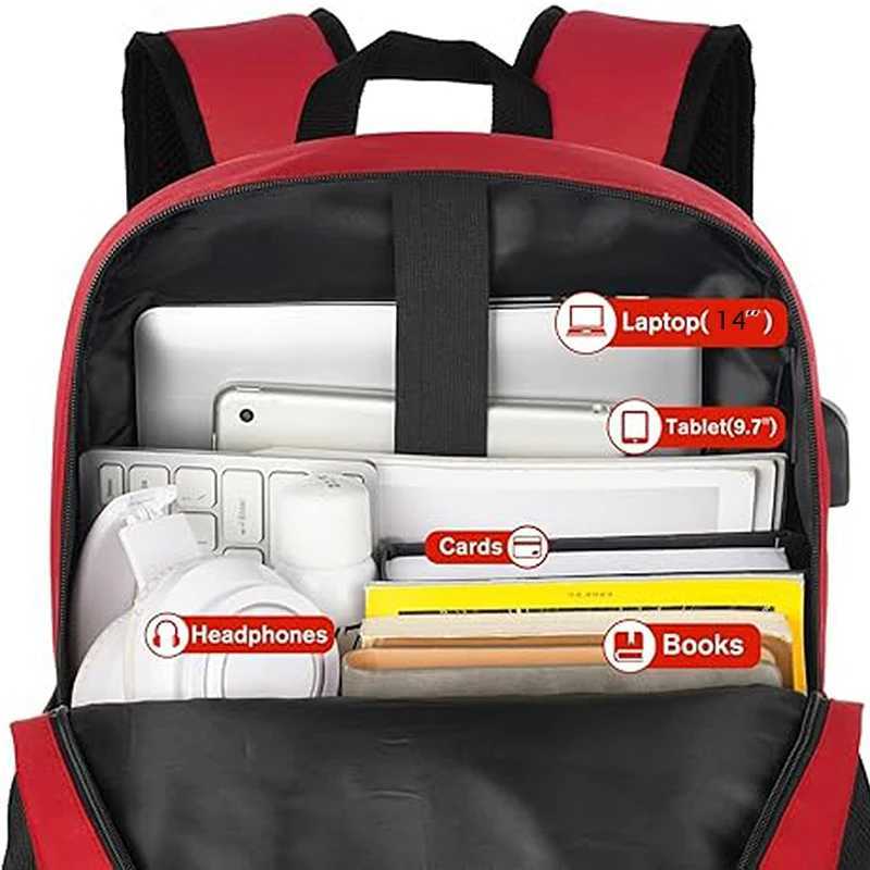 Large Capacity Backpack with USB Port Men Women Travel Computer Backpack Multi-Pockets Laptop Backpack for College Students WorkXJ241026